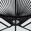 Material PVC Schnur OK Design Acapulco Lounge Chair schwarz