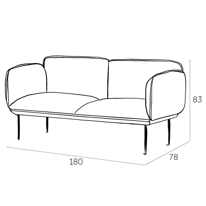 Lounge Sofas - WOUD Sofa Nakki