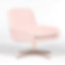 softline Drehstuhl Coco Swivel rosa kupfer VARIANTE