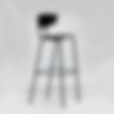 Ferm Living Herman Bar Stool schwarz 45 Variante