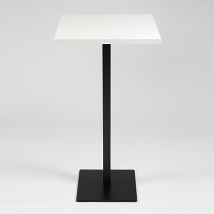 Pedrali Stehtisch weiss 60x60 schwarz VARIANTE