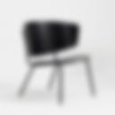 fermLIVING Herman Lounge Chair schwarz VARIANTE