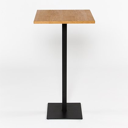 Pedrali Stehtisch Eiche 60x60 schwarz VARIANTE