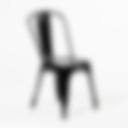 TOLIX Chaise A Stuhl schwarz matt VARIANTE