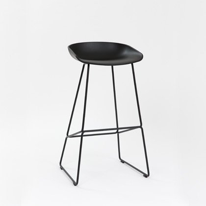 HAY ABOUT A STOOL AAS 38 Barhocker schwarz 45 Variante