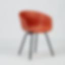 HAY ABOUT A CHAIR AAC26 Stuhl schwarz orange Variante