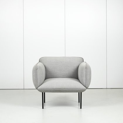WOUD Nakki Sofa 1-Sitzer hellgrau