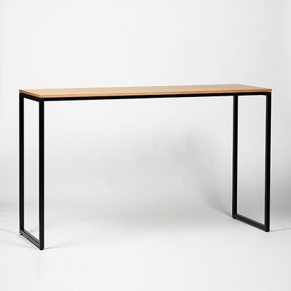 K+S Stehtischbruecke schwarz Eiche 180x60 VARIANTE