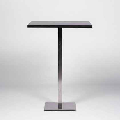 Pedrali Stehtisch schwarz 79x79cm  Edelstahl VARIANTE