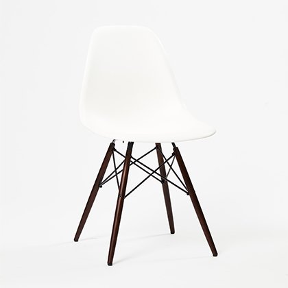 vitra Eames DSW Stuhl dunkel weiss VARIANTE