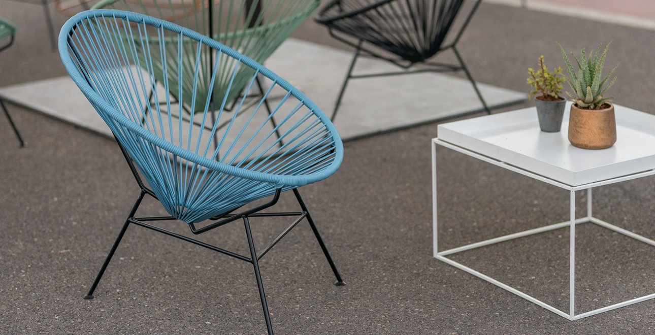 OK Design Condesa Lounge Chair blau TITEL 2