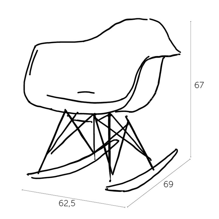 Skizze Sessel - Vitra RAR