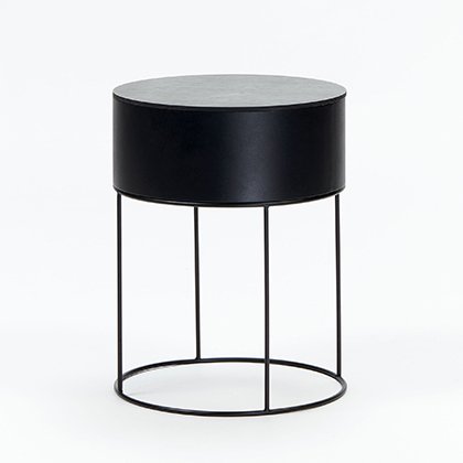 Ferm Living PLANT BOX rund schwarz Variante