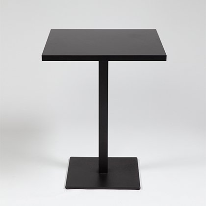 Pedrali Bistrotisch schwarz 60x60 schwarz VARIANTE