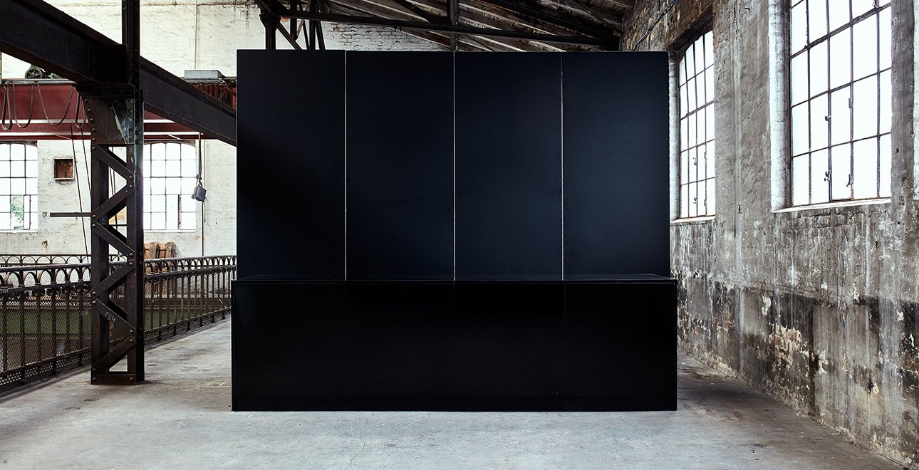 K+S Design Buffetmodul schwarz 320 Aluvision Tafel schwarz TITEL