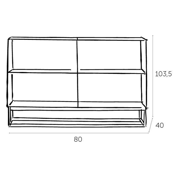 Regalsysteme - K+S MDF Sideboard