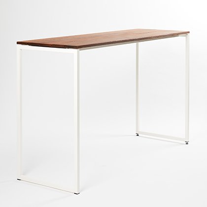 K+S Design Stehtischbruecke weiss Esche 180x60cm VARIANTE