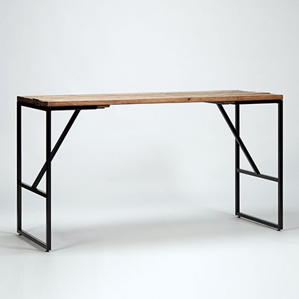 K+S Design Holzbohlen-Stehtisch 200cm VARIANTE