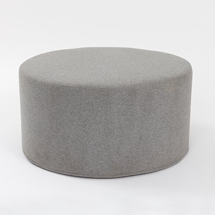 softline Drum Pouf groß grau VARIANTE
