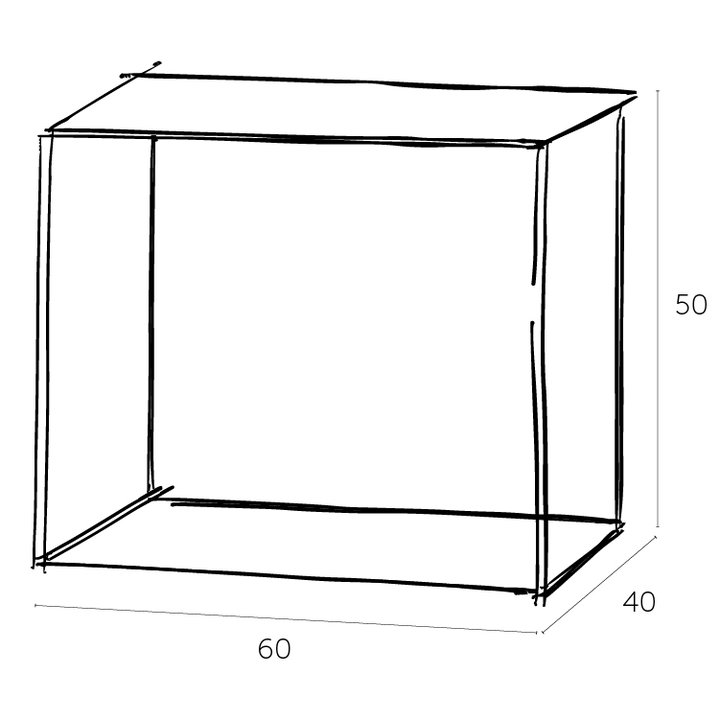 Lounge Couchtisch - Lounge Table 60x40