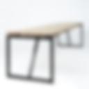 K+S Design Holzbohlen-Dinnertisch 300cm Variante