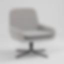 SOFTLINE Drehsessel Coco Swivel grau