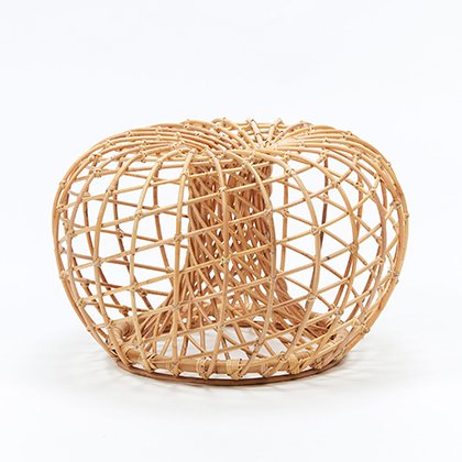 CANE LINE Hocker Nest Rattan Pouf Variante