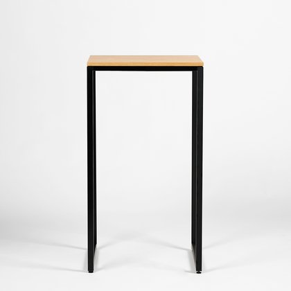 K+S Design Stehtischbruecke schwarz Eiche 60x60 VARIANTE