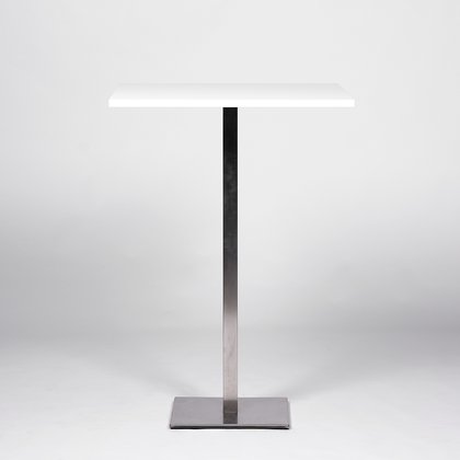 Pedrali Stehtisch weiss 79x79cm Edelstahl VARIANTE