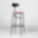 Barhocker MENU Afteroom Bar Chair black Samt rosa VARIANTE