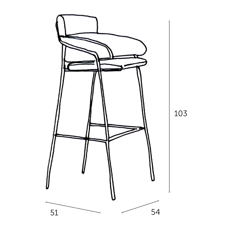 Skizze_Arrmet_Strike_Barhocker