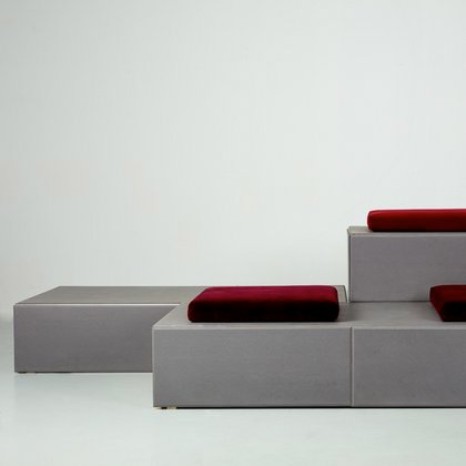 K+S Sitzpodest MDF grau Variante