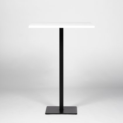 Pedrali Stehtisch weiss 79x79cm schwarz VARIANTE