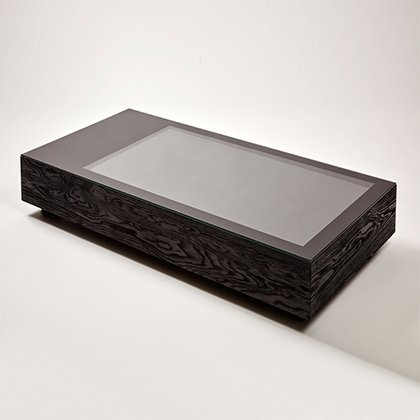 K+S Design Monitor Couchtisch schwarz VARIANTE