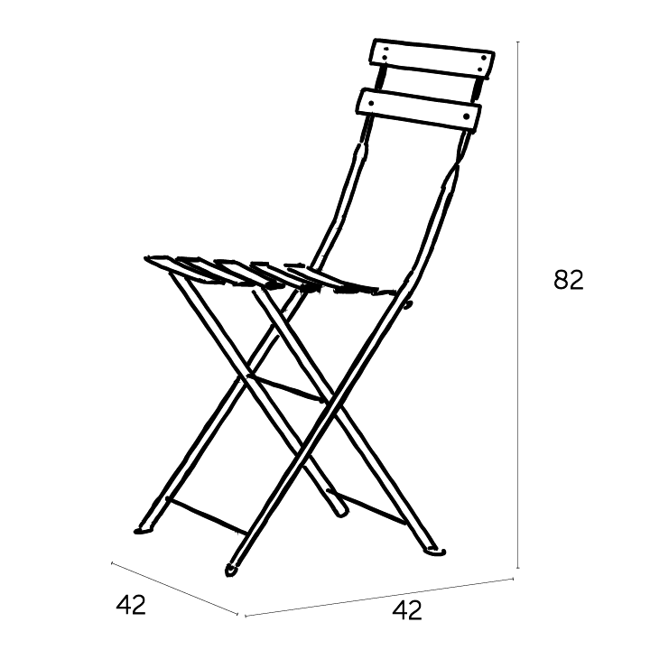 K+S_Skizzen_Fermob_Bistro_Metallklappstuhl