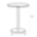 K+S_Skizzen_PEDRALI_Bistrotisch_rund_schwarz_gold_60