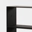 Material Holz Highboard/Sideboard/Lowboard ohne Rueckwand schwarz