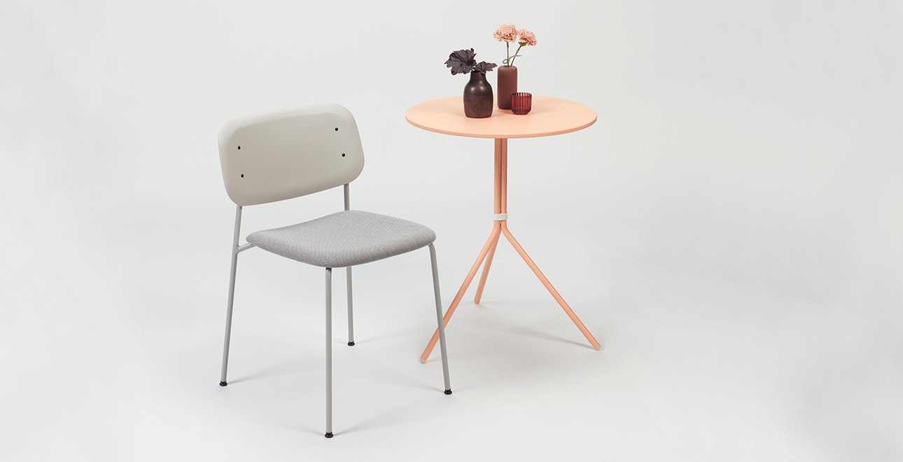 Pedrali Nolita Bistrotisch rose rust TITEL