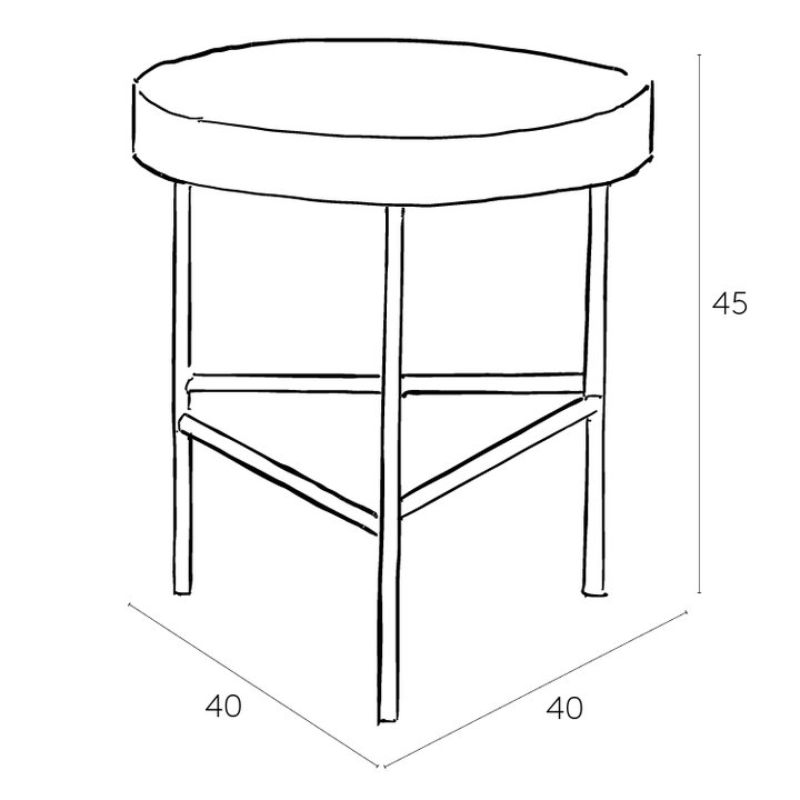 Lounge Couchtisch - ferm LIVING Marmor klein