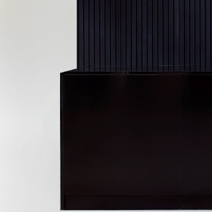 Buffetmodul schwarz 320 Aluvision Lamelle schwarz Variante