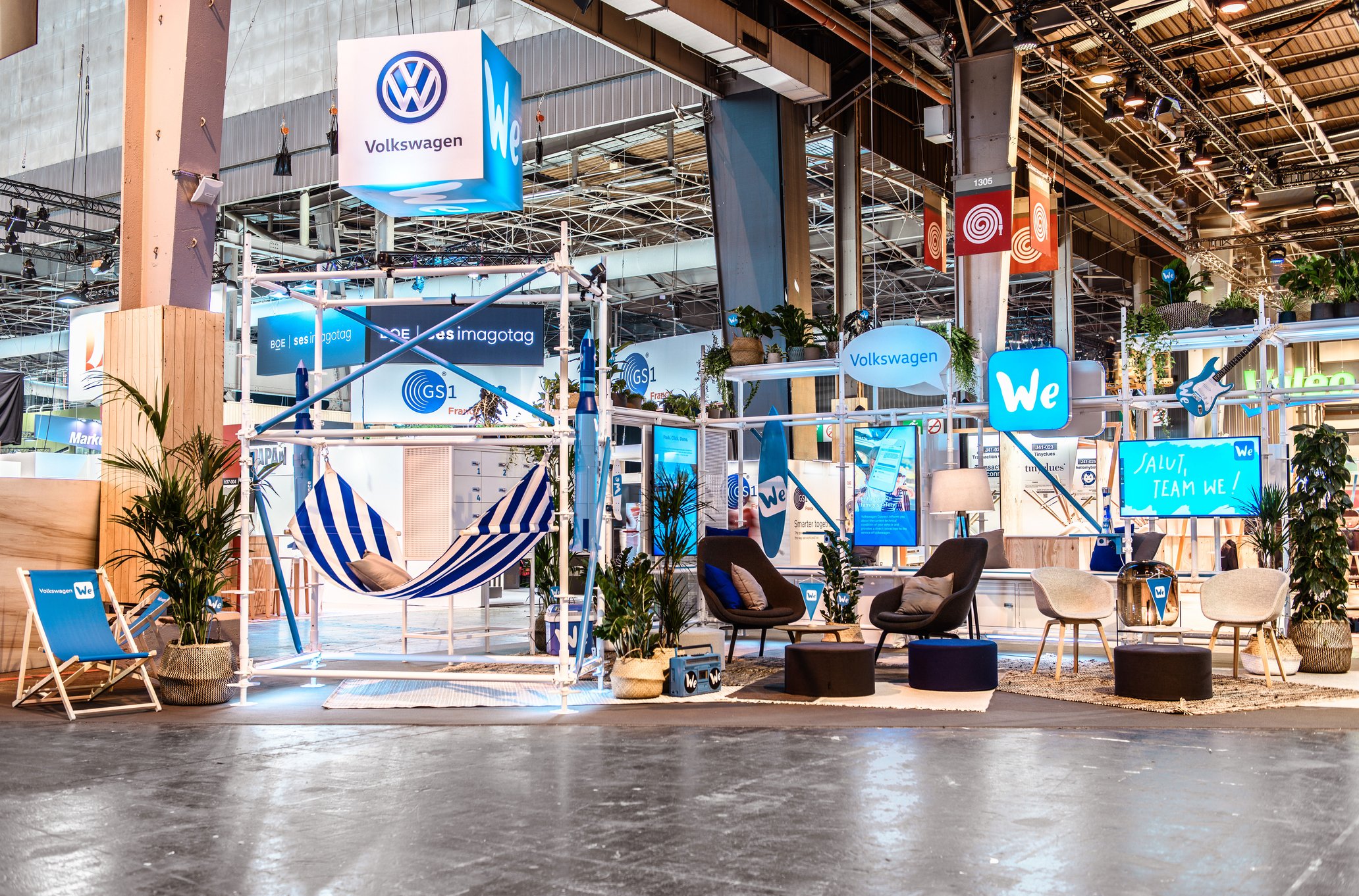 Messebau VW WeShare VivaTech Paris 03
